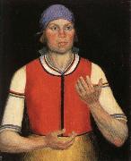 Kasimir Malevich The Working Woman Spain oil painting artist